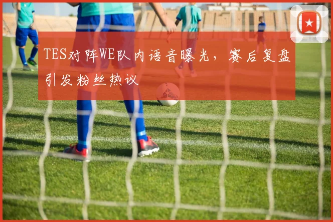 TES对阵WE队内语音曝光,赛后复盘引发粉丝热议